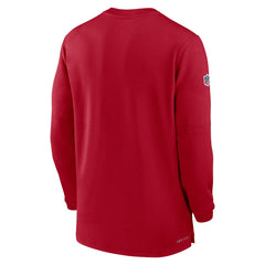 Tampa Bay Buccaneers 2023 Sideline Performance Long Sleeve Tri-Blend Quarter-Zip Top - Red | Nike for sale