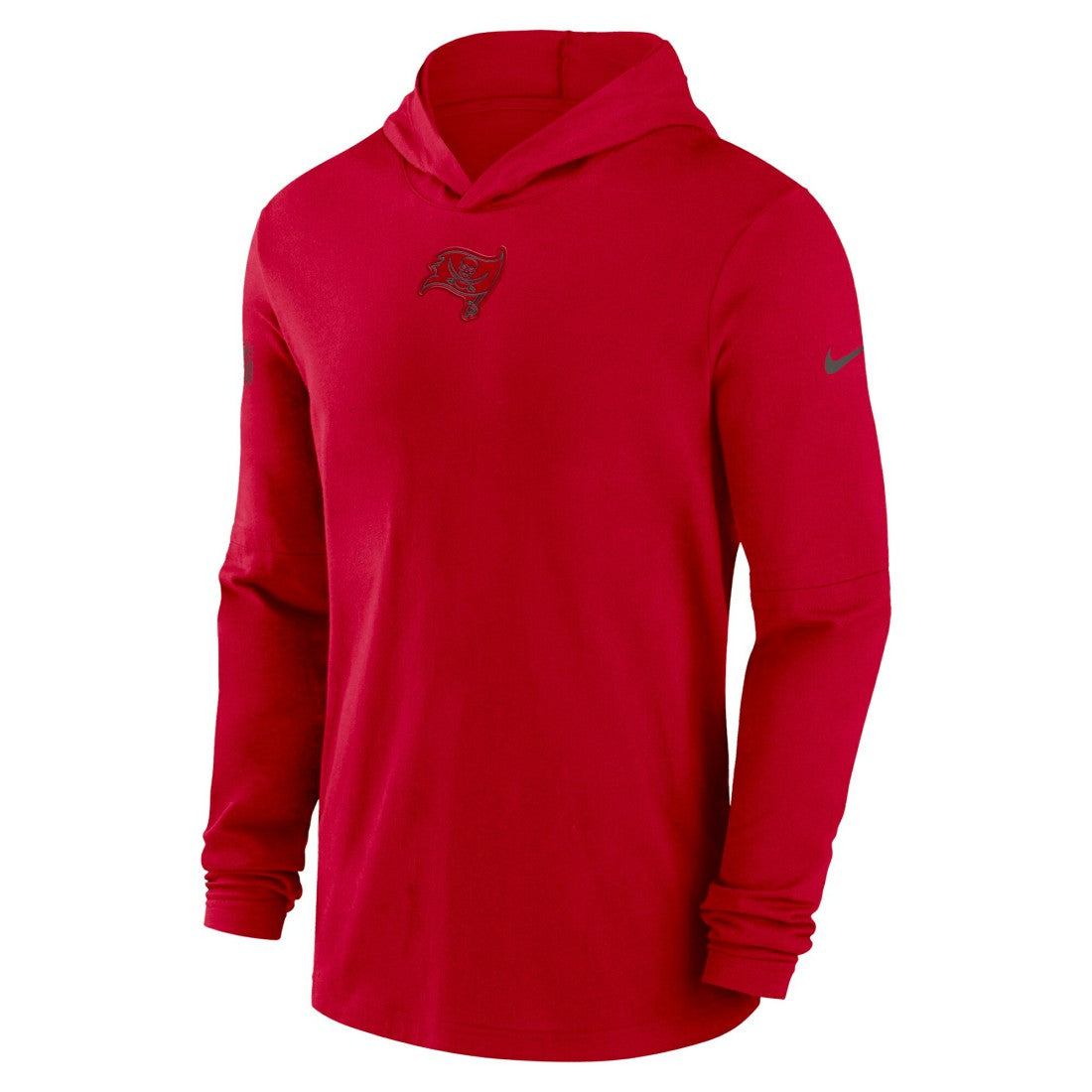 Tampa Bay Buccaneers Sideline Performance Long Sleeve Hoodie T-Shirt - Red | Nike outlet