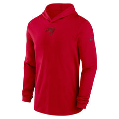 Tampa Bay Buccaneers Sideline Performance Long Sleeve Hoodie T-Shirt - Red | Nike outlet