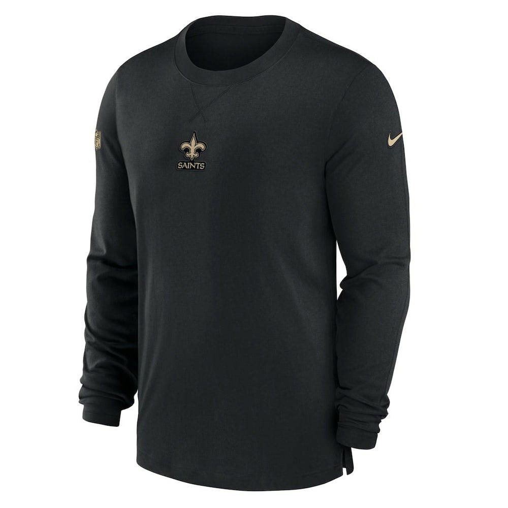 New Orleans Saints 2023 Sideline Performance Long Sleeve T-Shirt - Black | Nike on sale