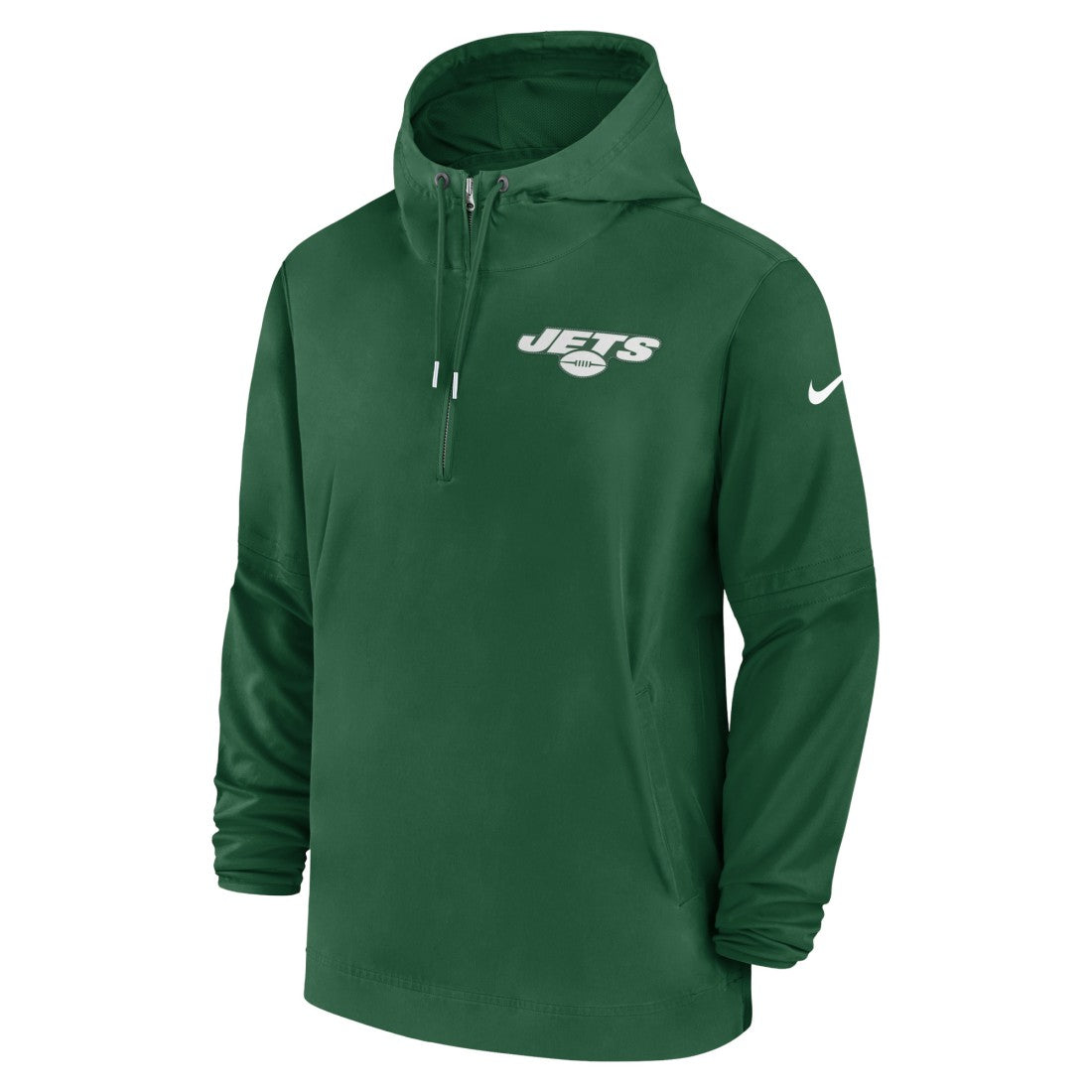 New York Jets Sideline Half-Zip Hoodie - Green | Nike online