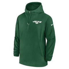 New York Jets Sideline Half-Zip Hoodie - Green | Nike online