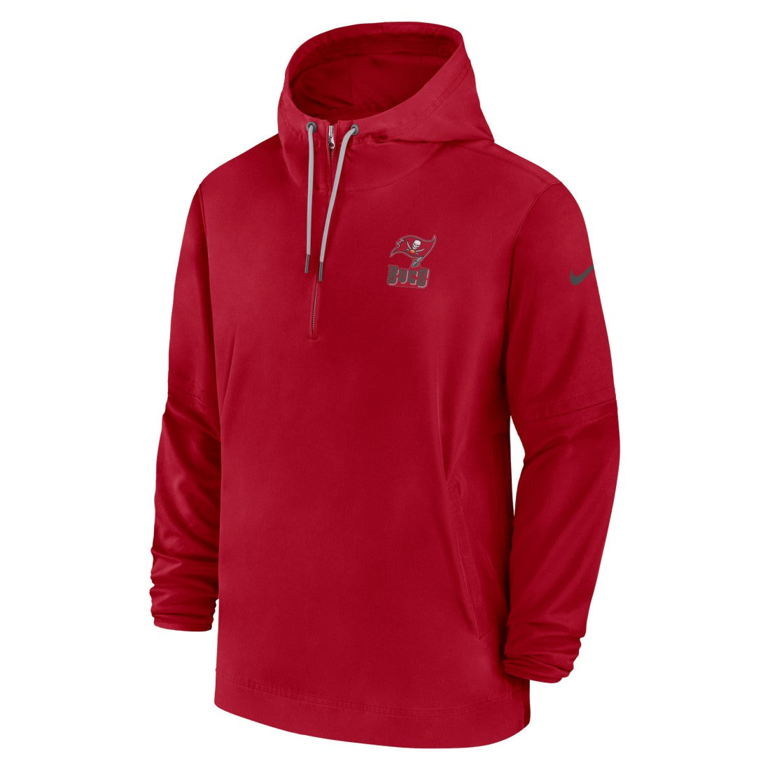 Tampa Bay Buccaneers Sideline Half-Zip Hoodie - Red | Nike on sale