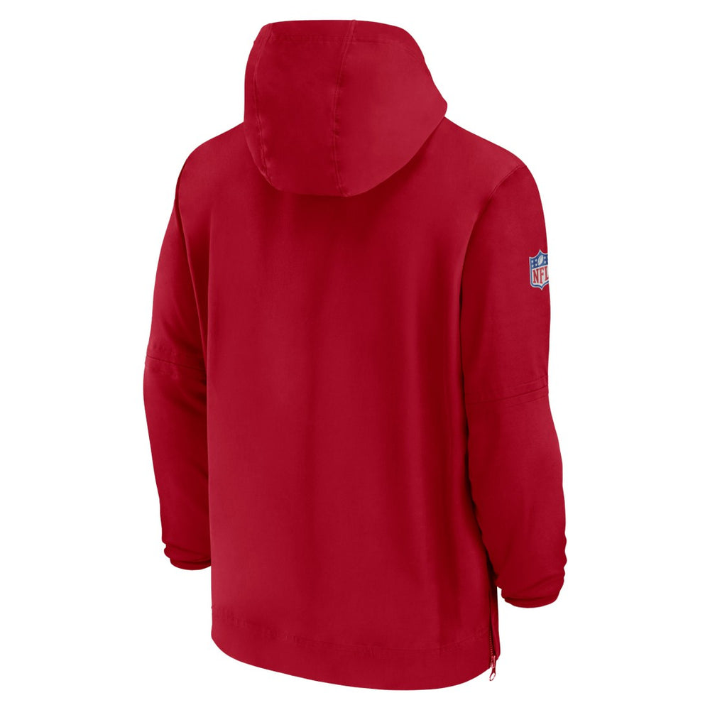 Tampa Bay Buccaneers Sideline Half-Zip Hoodie - Red | Nike on sale
