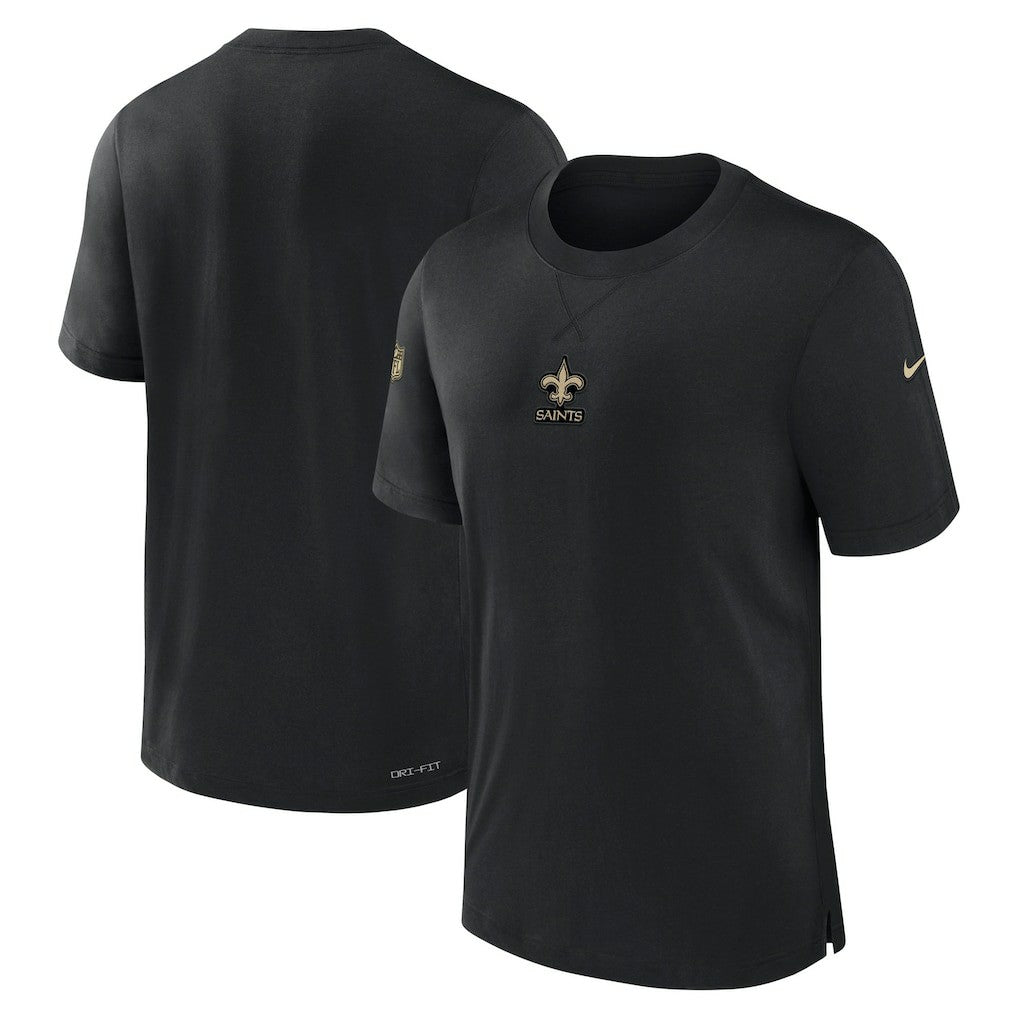 New Orleans Saints 2023 Sideline Performance T-Shirt - Black | Nike discount