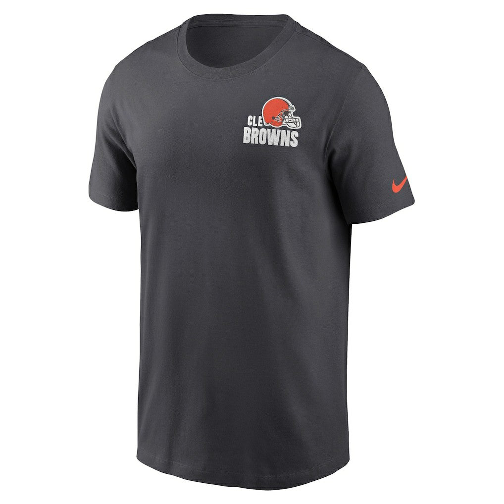 Cleveland Browns Blitz Essential T-Shirt - Anthracite | Nike on sale