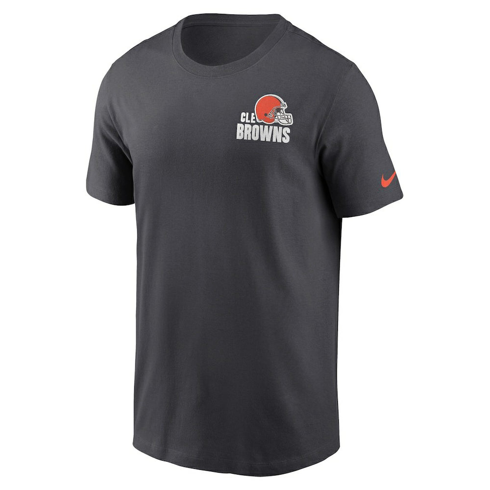 Cleveland Browns Blitz Essential T-Shirt - Anthracite | Nike on sale