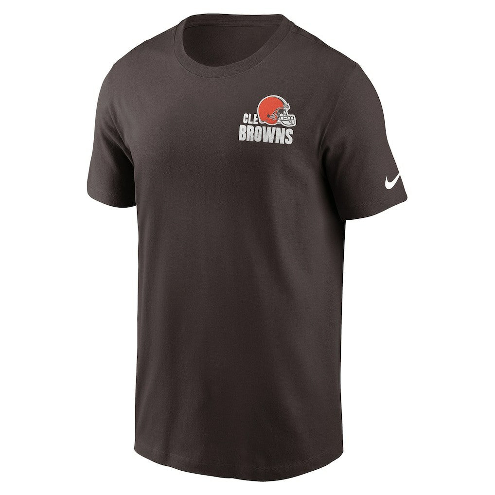 Cleveland Browns Blitz Essential T-Shirt - Brown | Nike for sale