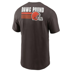 Cleveland Browns Blitz Essential T-Shirt - Brown | Nike for sale