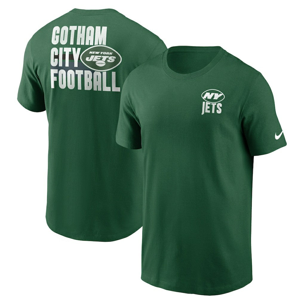 New York Jets Blitz Essential T-Shirt - Green | Nike on sale