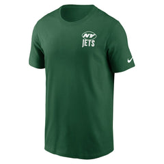 New York Jets Blitz Essential T-Shirt - Green | Nike on sale