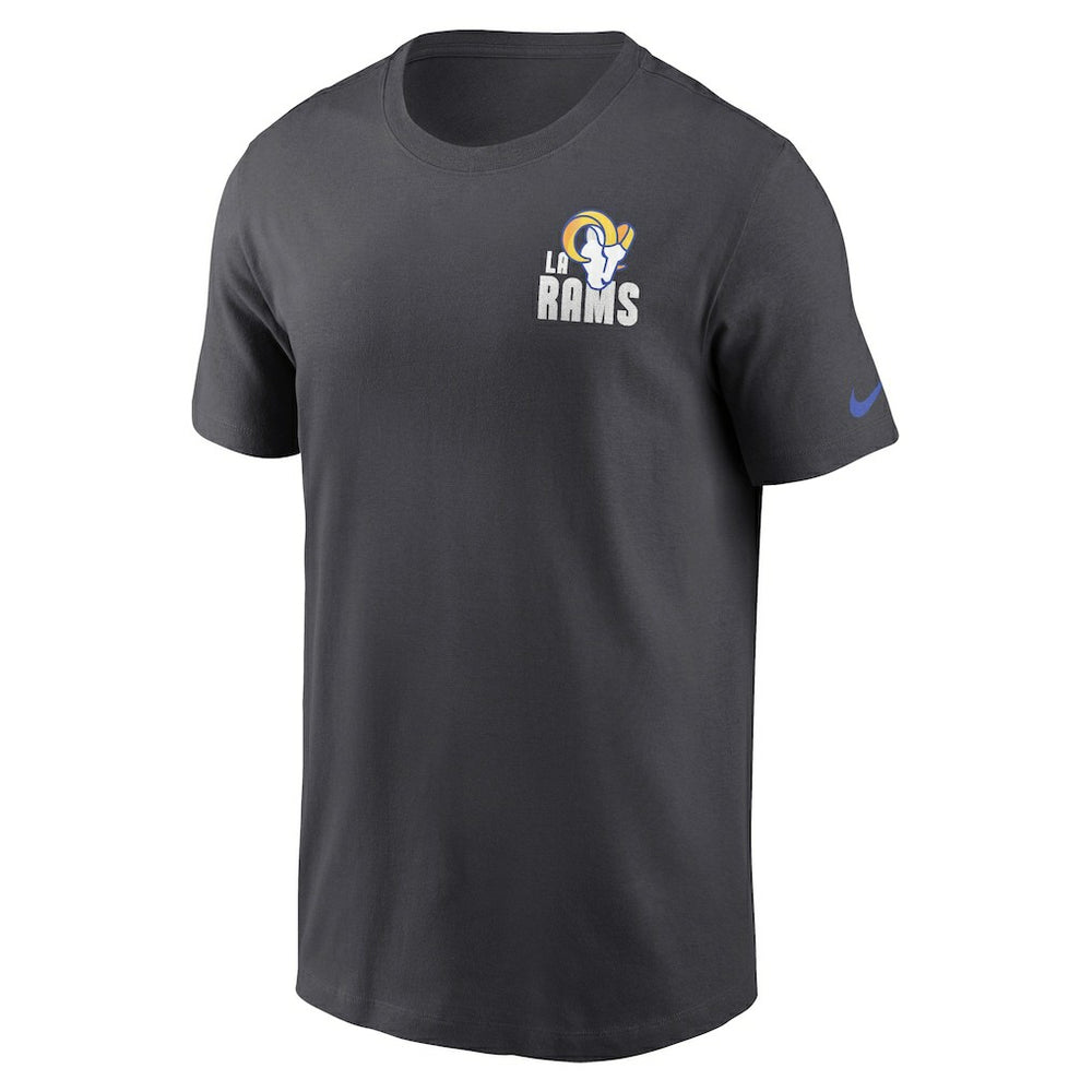 Los Angeles Rams Blitz Essential T-Shirt - Anthracite | Nike discount