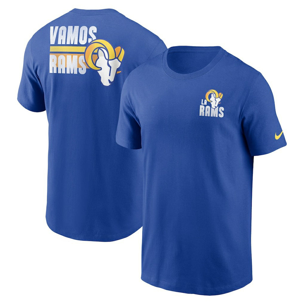 Los Angeles Rams Blitz Essential T-Shirt - Royal | Nike for sale