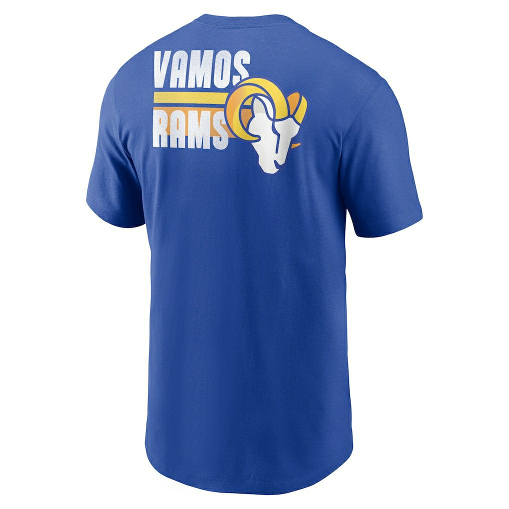 Los Angeles Rams Blitz Essential T-Shirt - Royal | Nike for sale