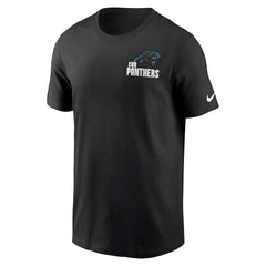 Carolina Panthers Blitz Essential T-Shirt - Black | Nike on sale