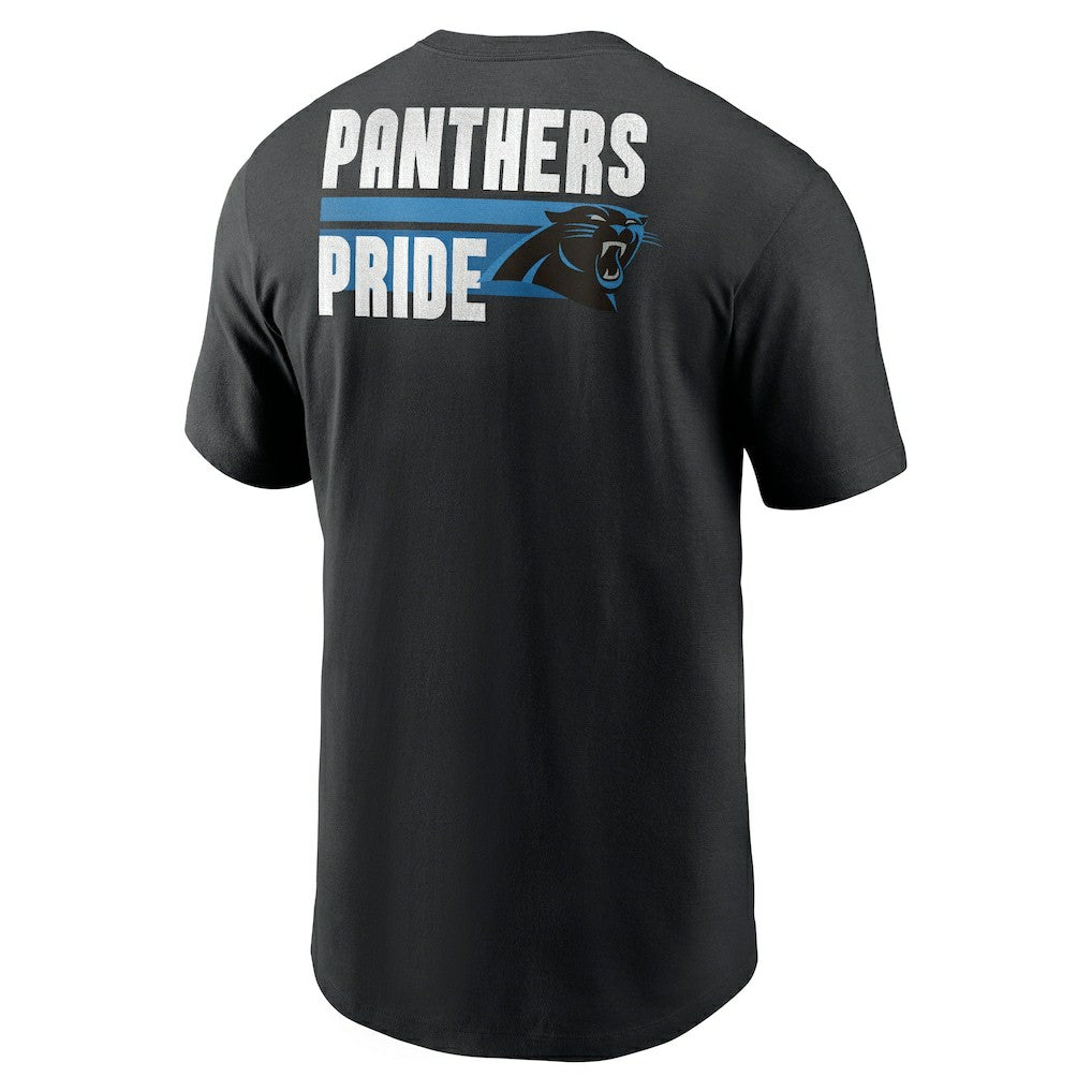 Carolina Panthers Blitz Essential T-Shirt - Black | Nike on sale