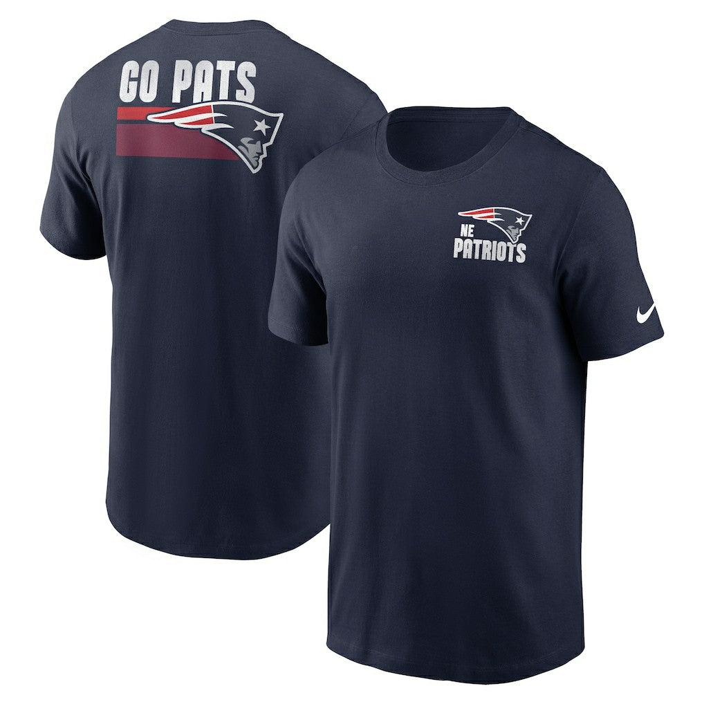 New England Patriots Blitz Essential T-Shirt - Navy | Nike sale