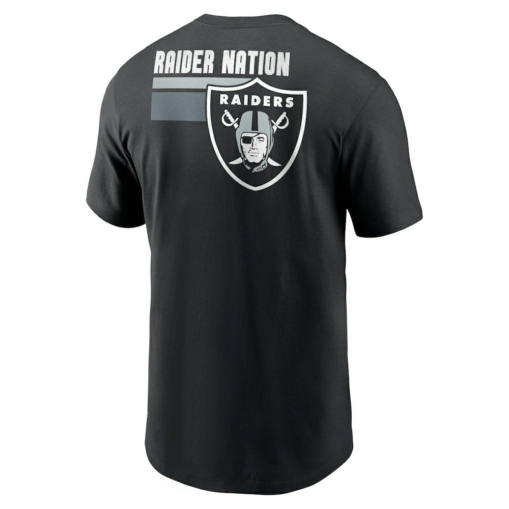 Las Vegas Raiders Blitz Essential T-Shirt - Black | Nike on sale