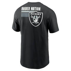 Las Vegas Raiders Blitz Essential T-Shirt - Black | Nike on sale