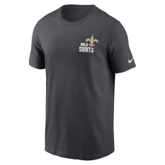New Orleans Saints Blitz Essential T-Shirt - Anthracite | Nike discount