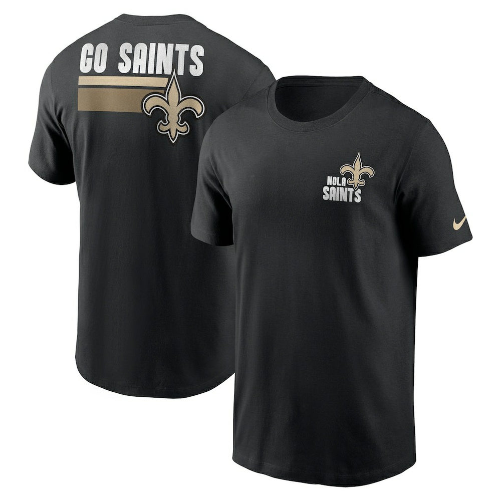 New Orleans Saints Blitz Essential T-Shirt - Black | Nike for sale