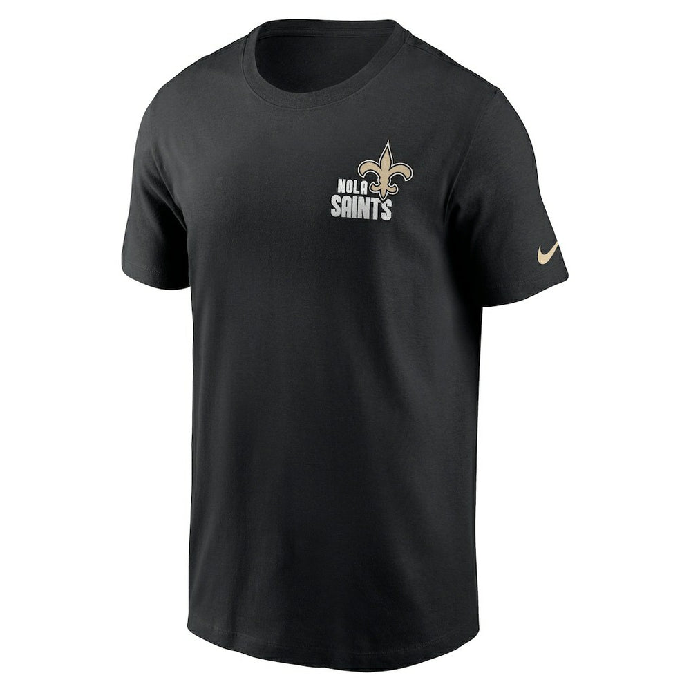 New Orleans Saints Blitz Essential T-Shirt - Black | Nike for sale