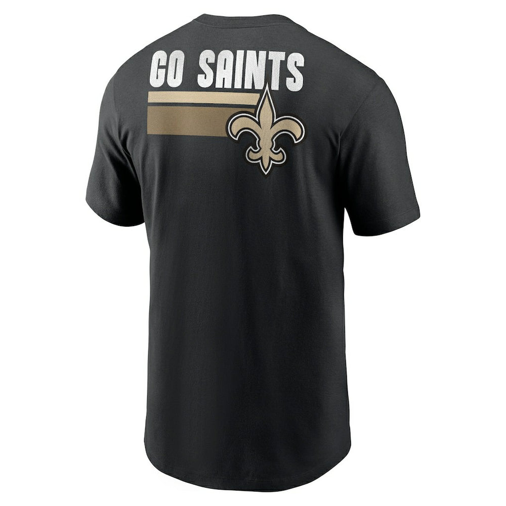 New Orleans Saints Blitz Essential T-Shirt - Black | Nike for sale