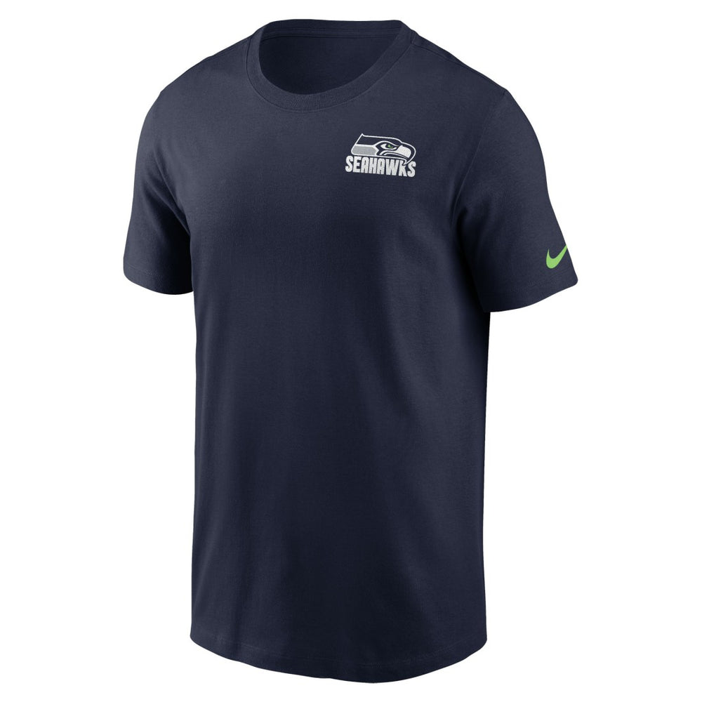 Seattle Seahawks Blitz Essential T-Shirt - College Navy | Nike outlet