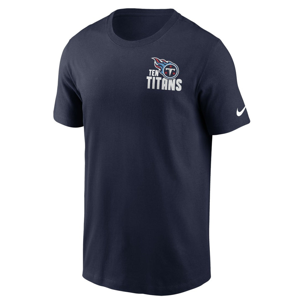 Tennessee Titans Blitz Essential T-Shirt - Navy | Nike on sale
