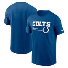 Indianapolis Colts Division Essential T-Shirt - Royal | Nike outlet