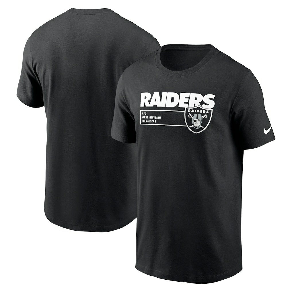 Las Vegas Raiders Division Essential T-Shirt - Black | Nike sale