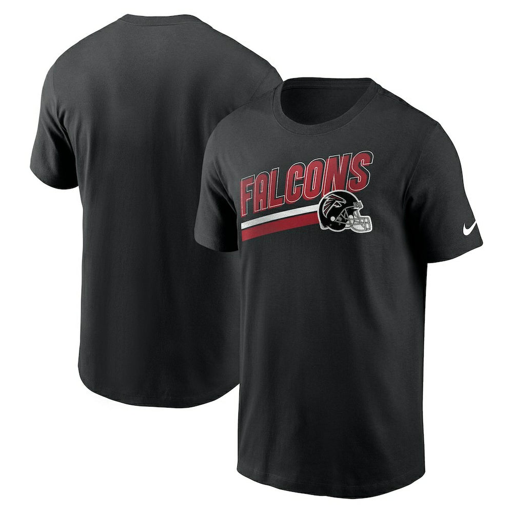 Atlanta Falcons Essential Blitz Lockup T-Shirt - Black | Nike outlet