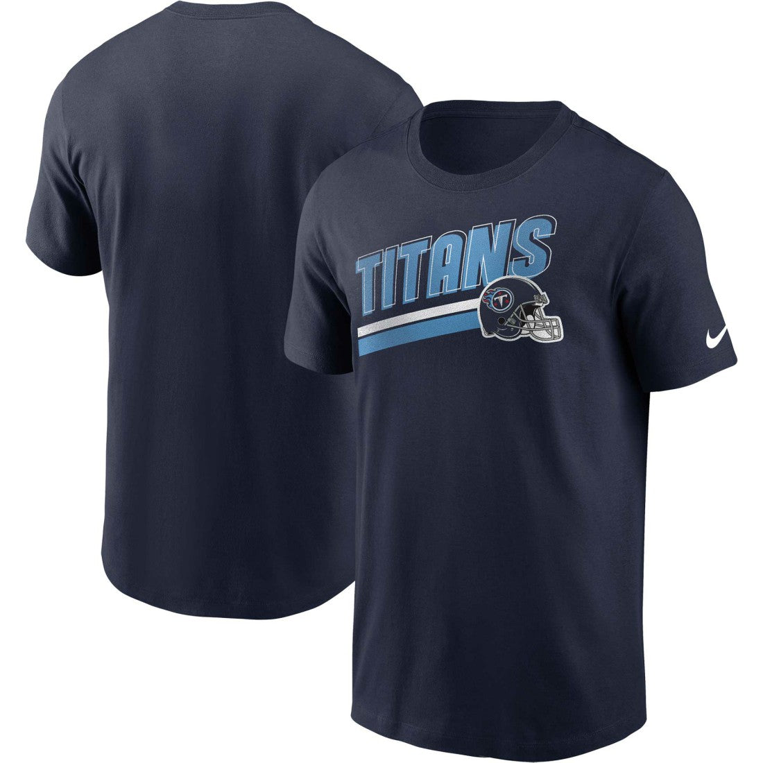 Tennessee Titans Essential Blitz Lockup T-Shirt - Navy | Nike sale
