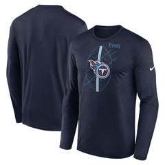 Tennessee Titans Legend Icon Long Sleeve T-Shirt - Navy | Nike on sale