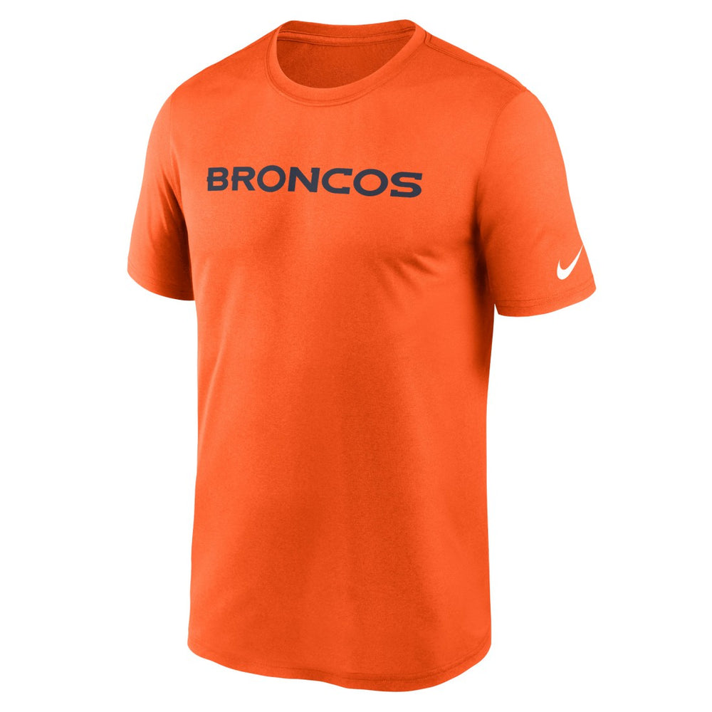 Denver Broncos Legend Wordmark Performance T-Shirt - Orange | Nike online