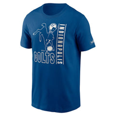 Indianapolis Colts Lockup Essential T-Shirt - Royal | Nike for sale