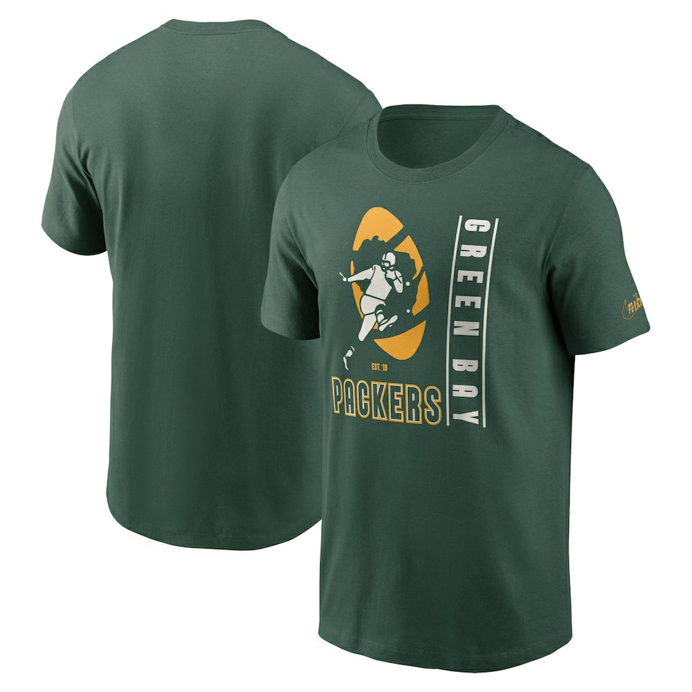 Green Bay Packers Lockup Essential T-Shirt - Green | Nike discount