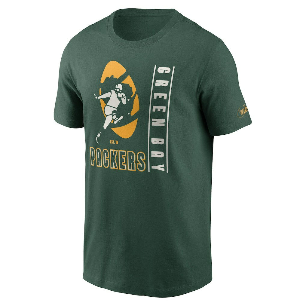 Green Bay Packers Lockup Essential T-Shirt - Green | Nike discount