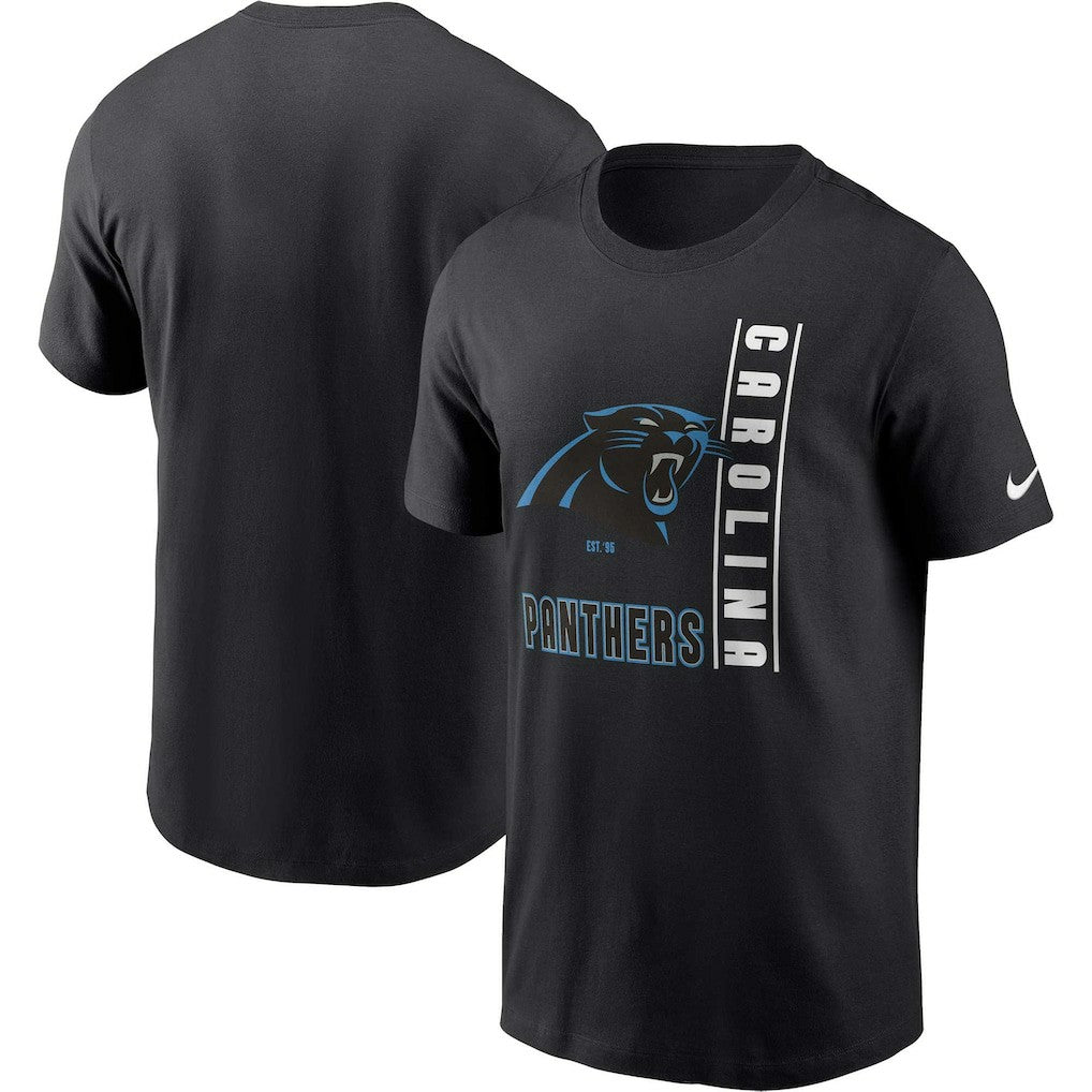 Carolina Panthers Lockup Essential T-Shirt - Black | Nike for sale