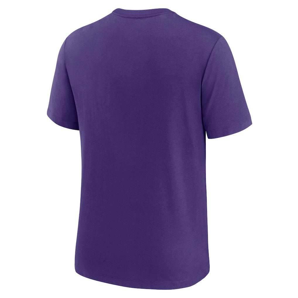 Minnesota Vikings Rewind Logo Tri-Blend T-Shirt - Purple | Nike online