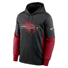 Arizona Cardinals Color Block Fleece Performance Pullover Hoodie - Black | Nike for sale