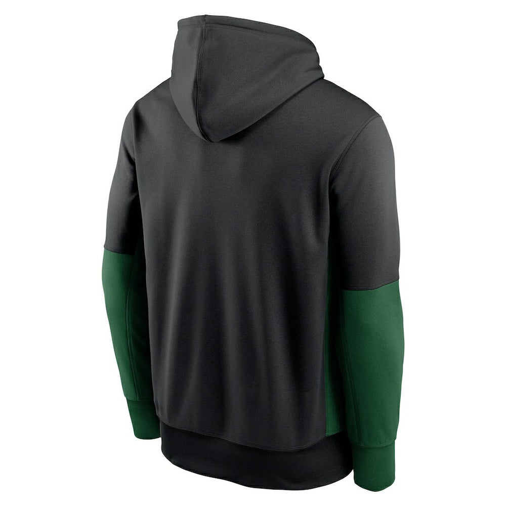 New York Jets Color Block Fleece Performance Pullover Hoodie - Black | Nike sale