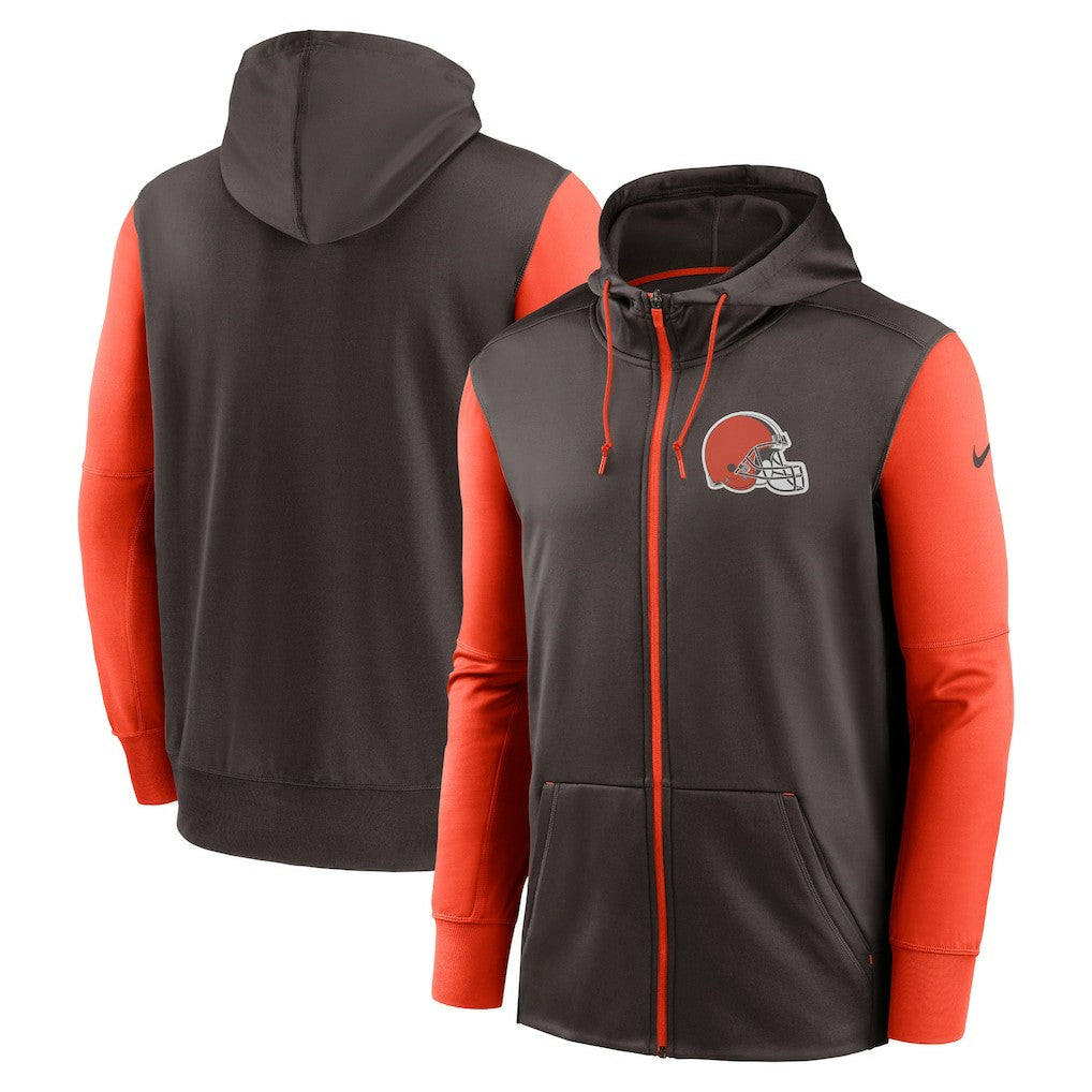 Cleveland Browns Performance Full-Zip Hoodie - Brown | Nike cheap