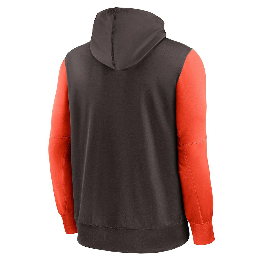 Cleveland Browns Performance Full-Zip Hoodie - Brown | Nike cheap