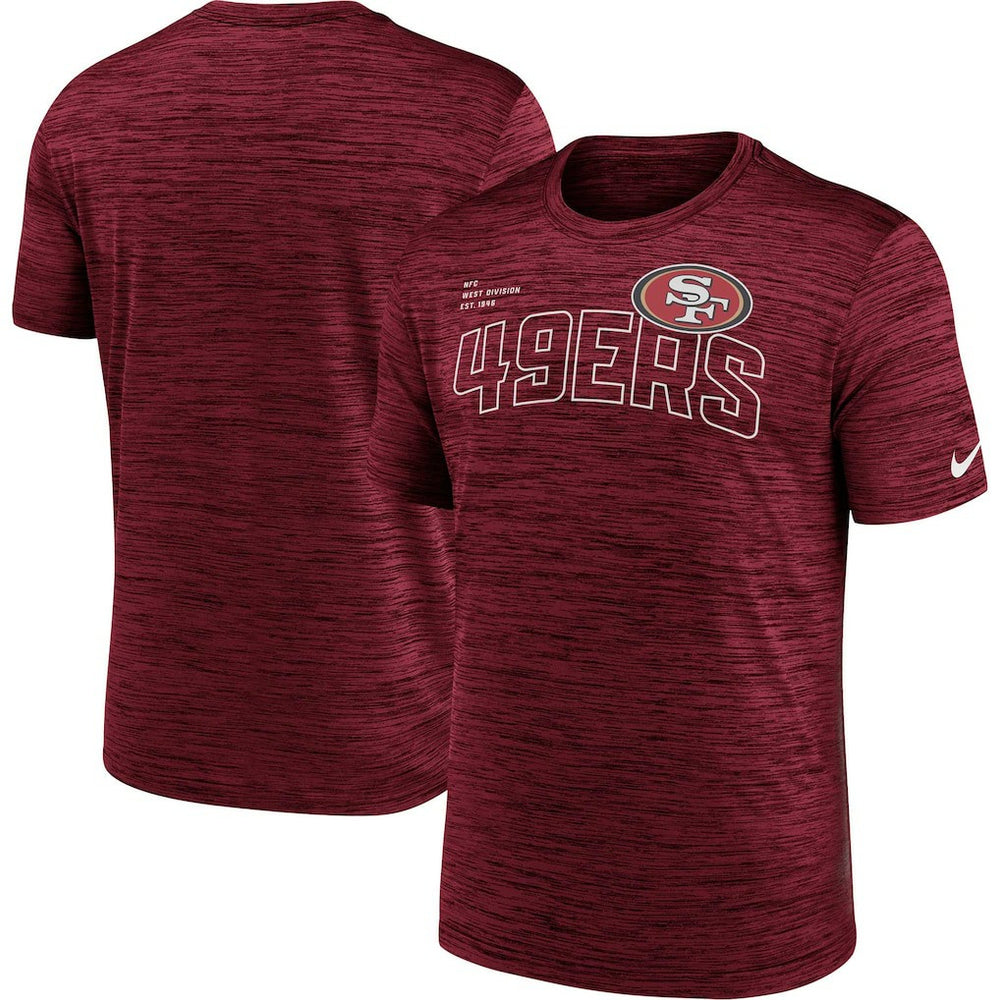 San Francisco 49ers Velocity Arch Performance T-Shirt - Scarlet | Nike on sale