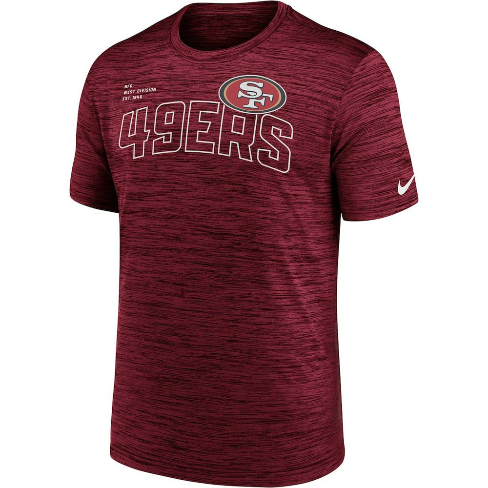 San Francisco 49ers Velocity Arch Performance T-Shirt - Scarlet | Nike on sale