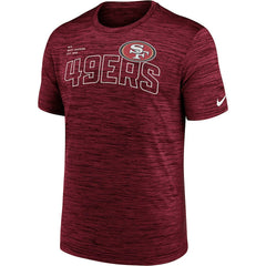 San Francisco 49ers Velocity Arch Performance T-Shirt - Scarlet | Nike on sale