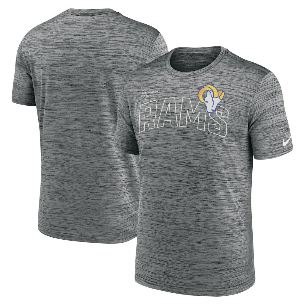 Los Angeles Rams Velocity Arch Performance T-Shirt - Anthracite | Nike on sale