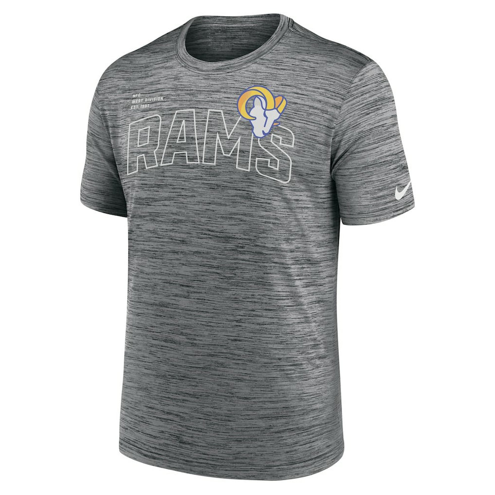 Los Angeles Rams Velocity Arch Performance T-Shirt - Anthracite | Nike on sale