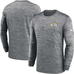 Los Angeles Rams Velocity Long Sleeve T-Shirt - Anthracite | Nike outlet